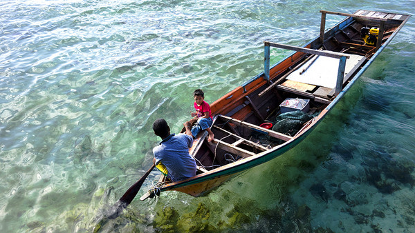 马来西亚小镇Semporna 马来西亚小镇Semporna